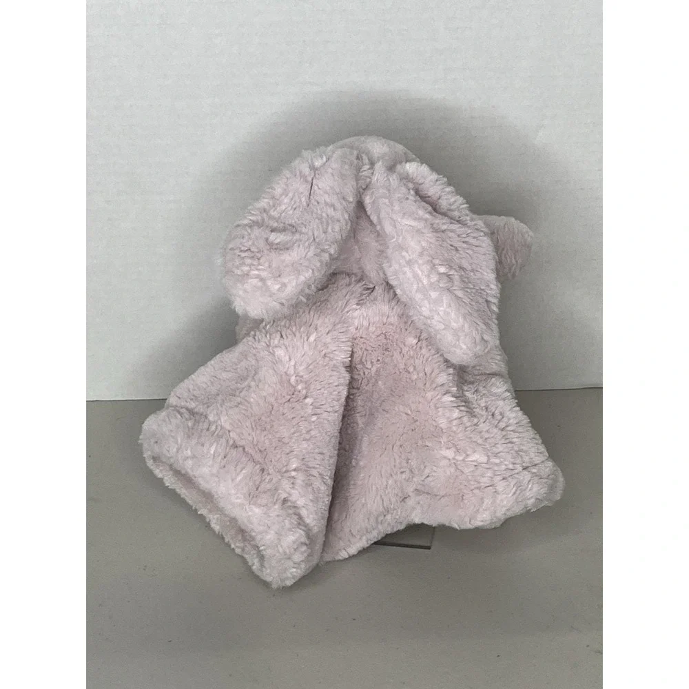 Pink Bunny Rabbit Lovey White Leaf Back‎ 13